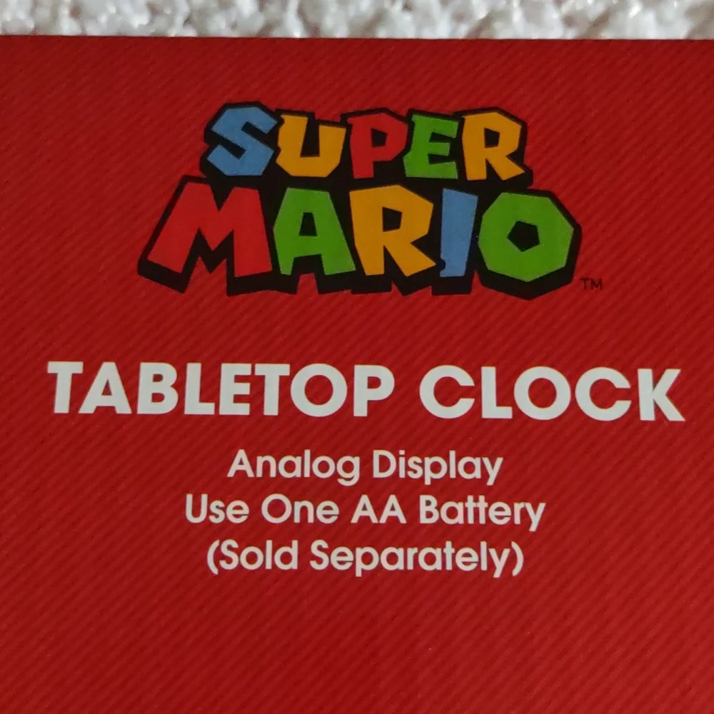 Super Mario Tabletop Clock